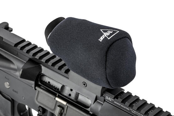 Trijicon-branded MRO Scopecoat protects your red dot sight during transport with a tough Neoprene cover.
